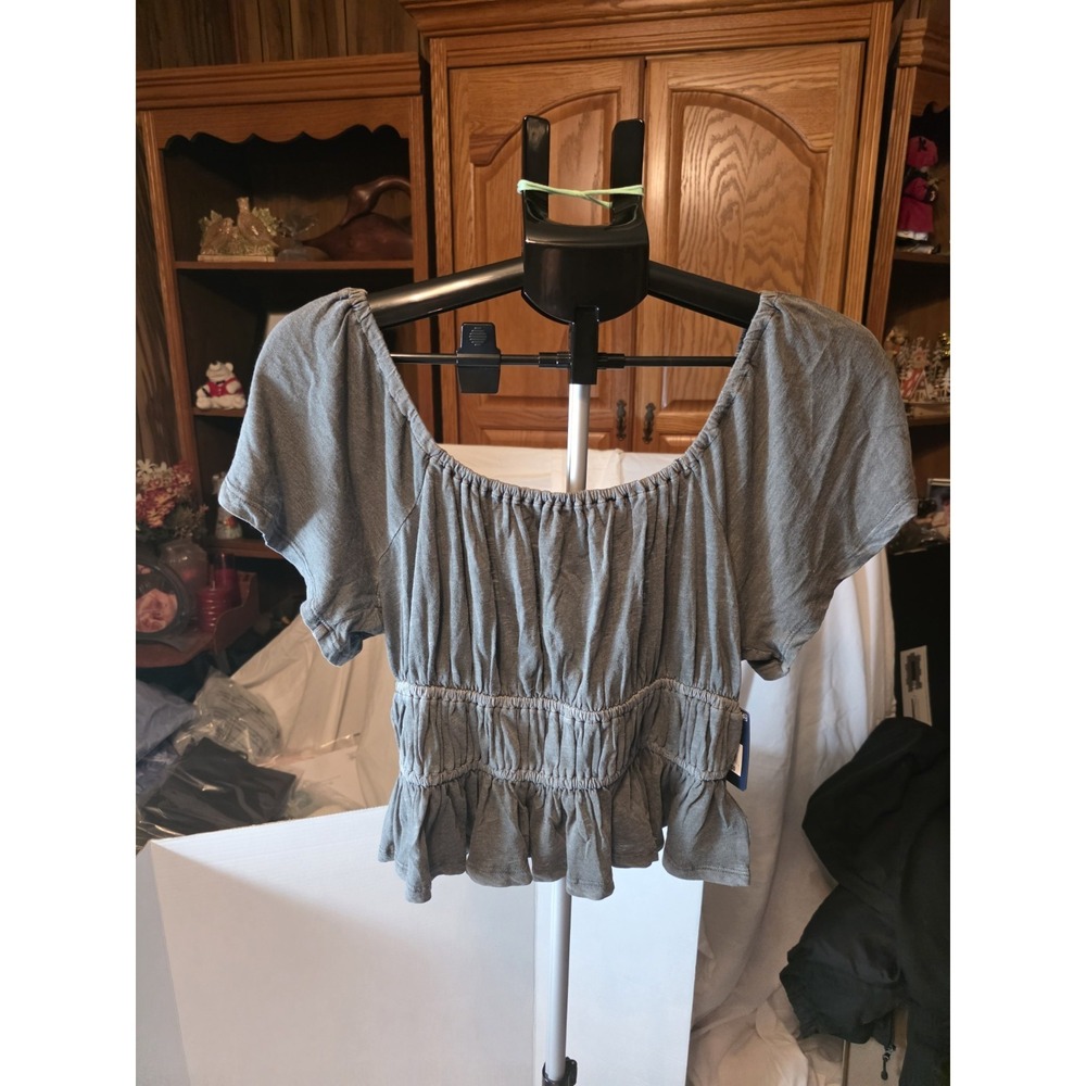 Lucky Brand Crop Top Tie Back.‎ Size L